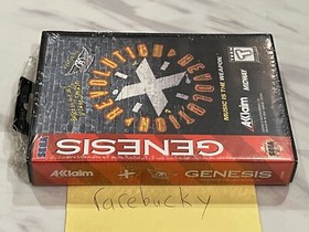Revolution X (Sega Genesis) NEW FACTORY SEALED, NEAR-MINT, RARE AEROSMITH!