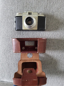 Vintage Kodak Pony IV Camera with Leather Case Eastman Kodak Company 135 Film