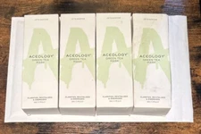 4X Aceology Green Tea Mask 2.19 fl oz 65 ml ea•Clarifies, Revitalizes & Energize