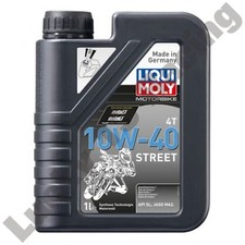 Image of Liqui-Moly motorcycle engine oil 4 stroke semi synthetic street 10w40 1L