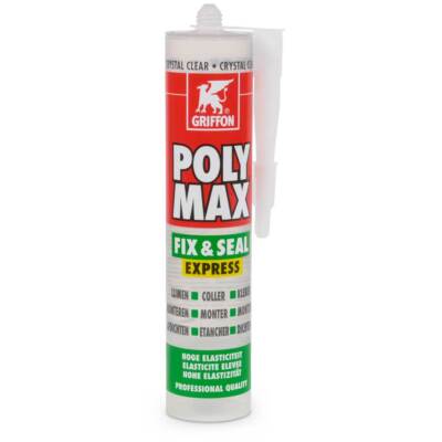 Griffon Poly Max Fix & Seal Express Kristallklar Montageklebstoff + Dichtmasse