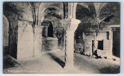 CANTERBURY Cathedral St. Gabriel's Chapel ENGLAND UK Postcard