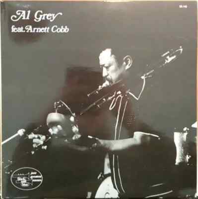 Al Grey Featuring Arnett Cobb NEAR MINT Black And Blue Vinyl LP