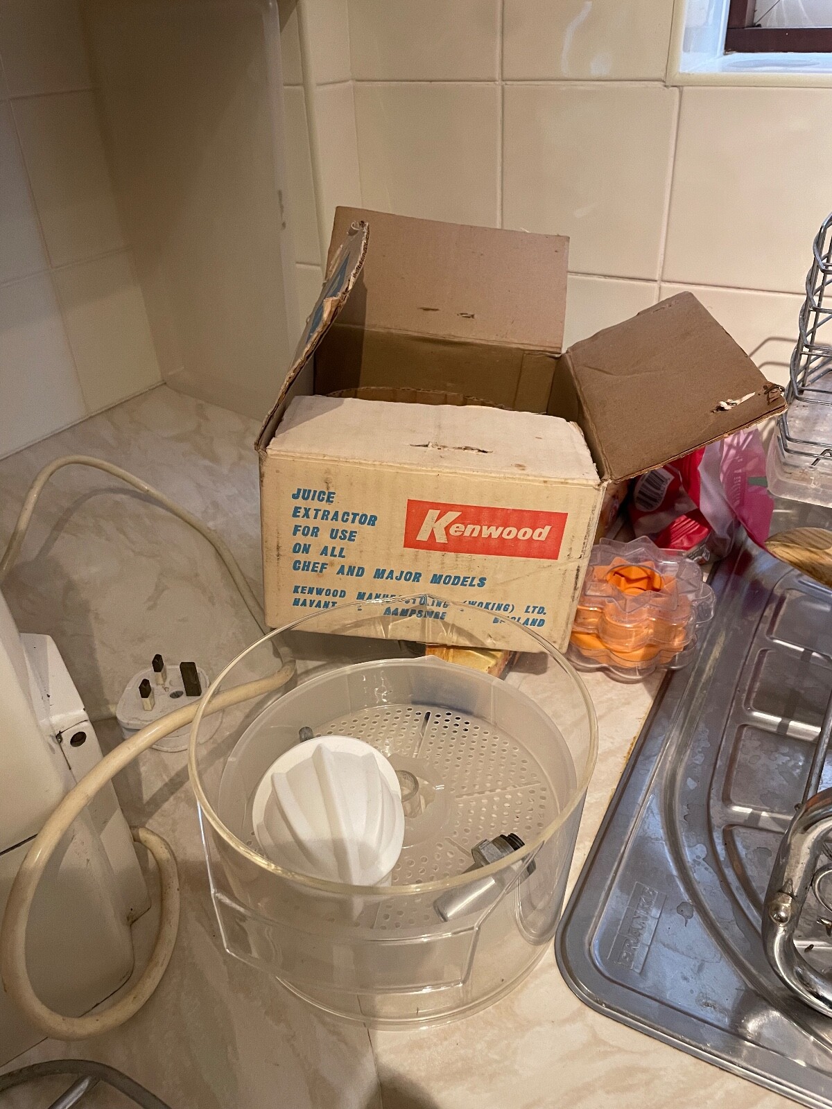 Kenwood chef food mixer with juice extractor eBay