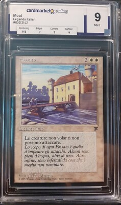 Fossato Mint 9 ITA Leggende Magic MTG Moat CMG039 PSA BGS Italian