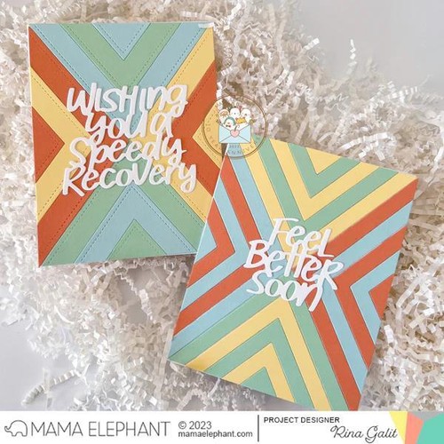 Mama Elephant, Creative Cuts/ Stanzschablone, Diamond Stripes - Picture 2 of 2
