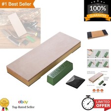 Genuine Cowhide Leather Strop Kit 12" x 4" with Honing Compound  Angle Guide