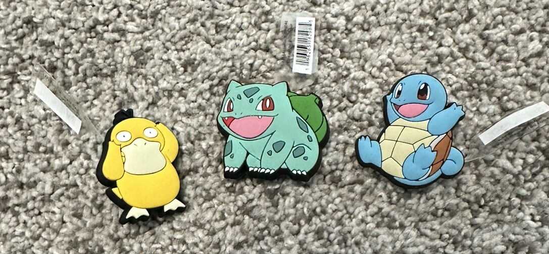 【関税込み】Jibbitz Pokemon Lot of 5 Piece Pokemon Croc Shoe Charm Jibbitz - NEW | eBay