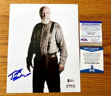 Scott Wilson Hershel Greene The Walking Dead Signed 8x10 Photo PSA Beckett COA A