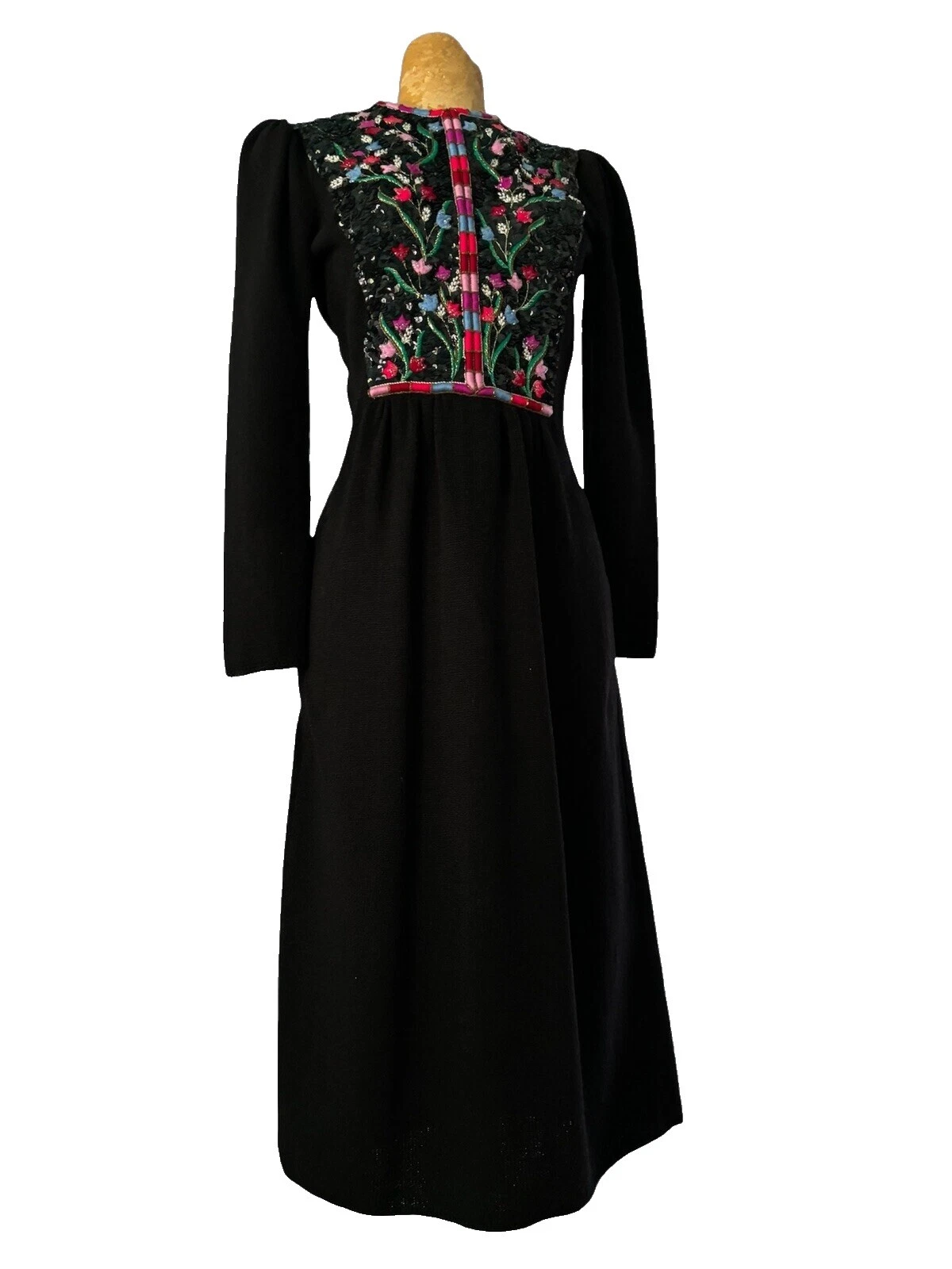 Negro Formal Vestidos Vintage para Mujeres