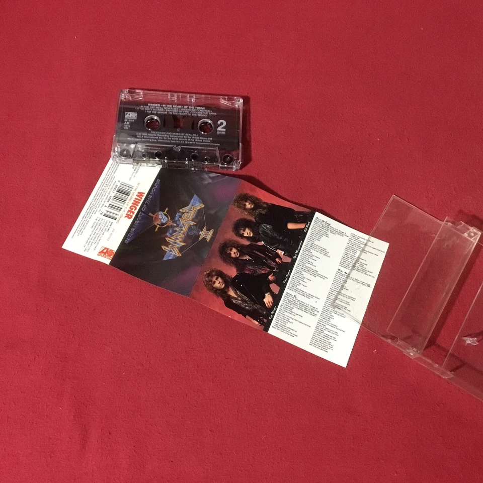 Winger – In The Heart Of The Young *1990:Atlantic Cassette – A4 82103 (EX) copy - Image 3 of 4