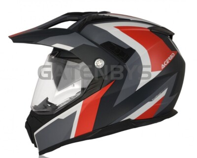 New ACERBIS FS-606 Adventure Enduro Dual Motorcycle Helmet Street Sun Visor 