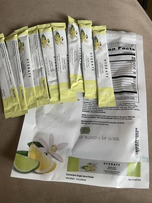 Plexus Slim Hydrate 10 Packets Single Serving LEMON LIME*Free Shipping*