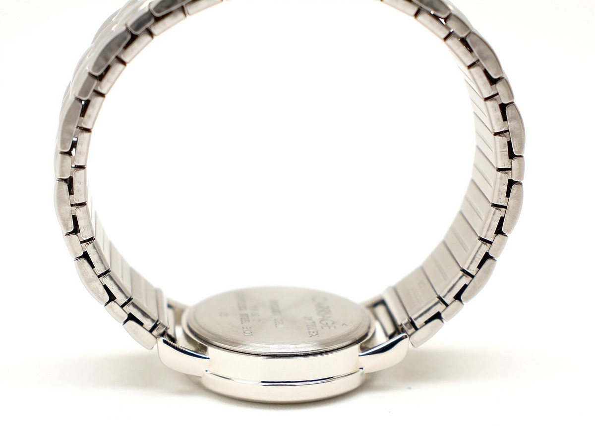 Carriage by Timex C3C744 Silver Tone Expansion Band Women