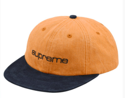 supreme compact logo 6 panel