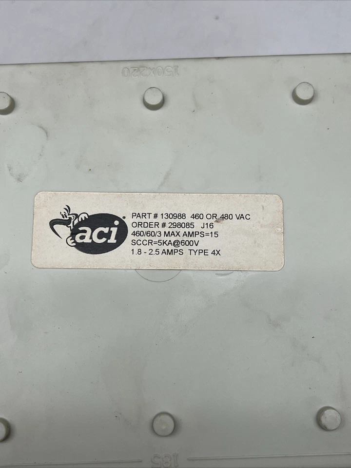 Advance Controls ACI 130988 HVAC Control Panel - Image 4 of 4