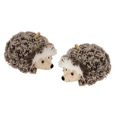 2 St&uuml;ck Igel Kuscheltier zum H&auml;ngen 17 cm Pl&uuml;schtier Stofftier kuschelweich
