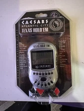Poker Handheld Electronic New Excalibur Texas Hold 'Em Game Caesars AC