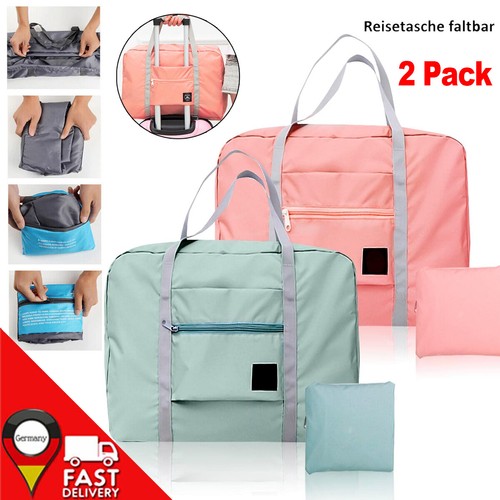Faltbare Reisetasche 80L – Leichte Sporttasche Mit Schuhfach, Wasserfest, Für Reisen & Camping