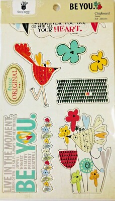 Fancy Pants Designs - Be You Collection - Chipboard Shape/Sticker Pack ...