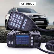 QYT KT-7900D 25W Mini Mobile Radio Dual Band 136-174&400-480MHz Two Way Radios