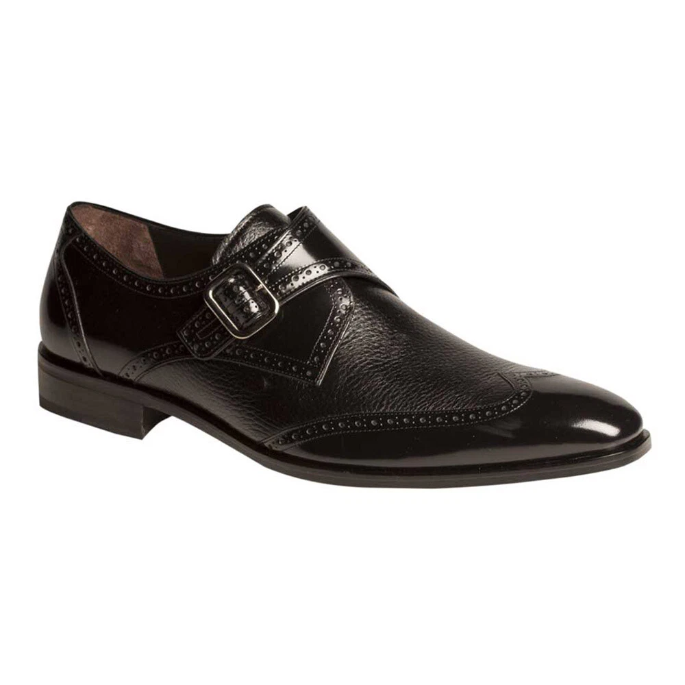 Mezlan senator monk sales strap loafers