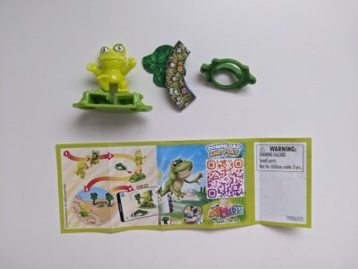 Kinder Joy Easter 2023 VV392 Frog Soccer + BPZ USA Never Assembled