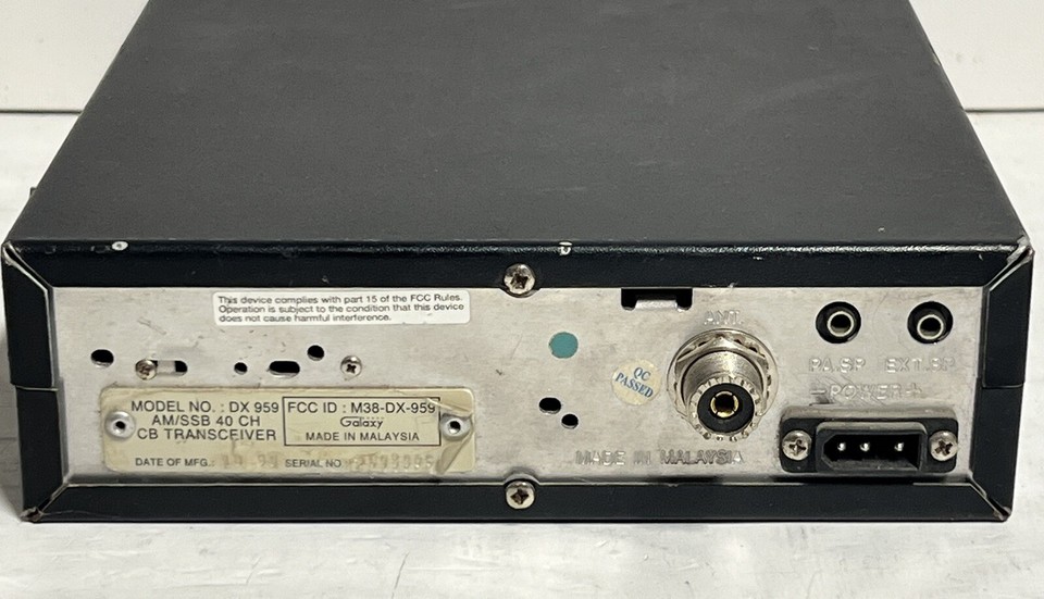 GALAXY DX959 AM/SSB Mobile CB Radio FOR PARTS & Cobra 29 LTD Classic eBay