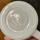 3" ANCHOR HOCKING Fire King With Cabbage Rose Design Milk Glass Coffee Mug — photo 3