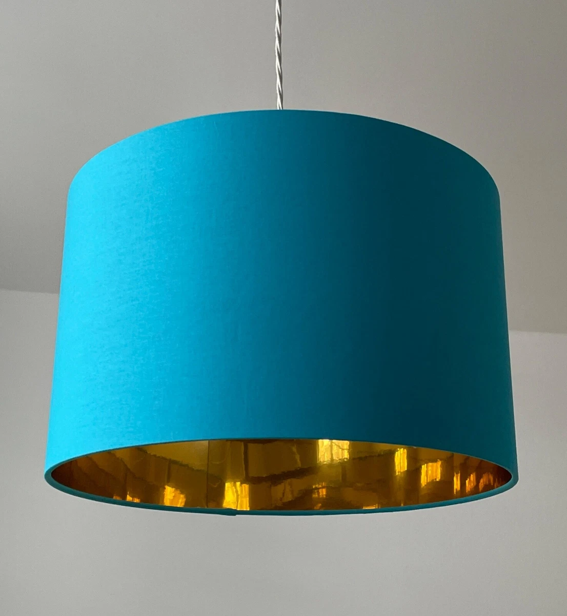 Turquoise lamp shade deals