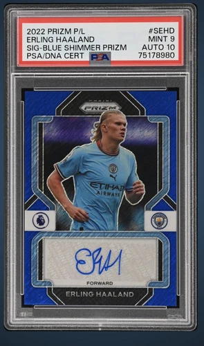 2022 Panini Prizm Erling Haaland Shimmer