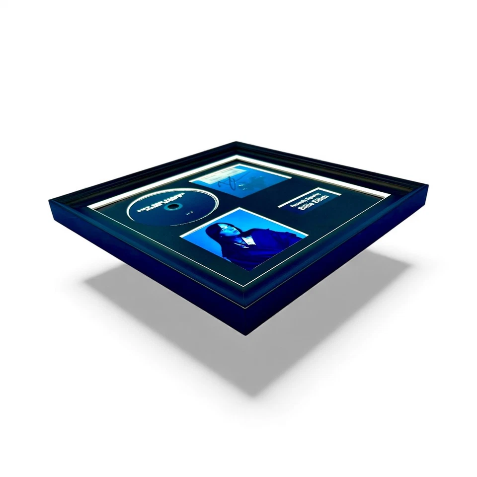 Billie Eilish SIGNED Hit Me Hard & soft Luxury CD Photo Display & COA Autograph - Image 3 of 4