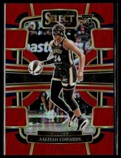 2024 Panini Select WNBA 36 Aaliyah Edwards Mystics RC Red Prizm 103/149