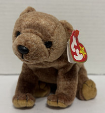 Ty Original Beanie Baby PECAN the Bear 1999 Retired Collectible 6" NEW WITH TAGS