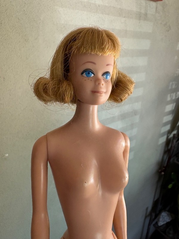 Vintage Midge blonde flip 1958/1962 perfect hair TLC torso fingers