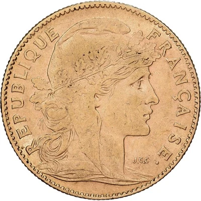 France, 10 Francs, Marianne, 1899, Paris, Or, TTB, Gadoury:1017, KM:846 - Photo 1/2