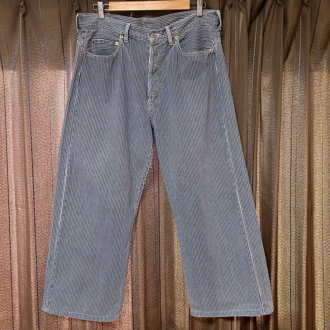 YOHJI YAMAMOTO Y'S FOR MEN STRIPED WIDE PANTS COLOR MULTICOLOR SIZE XL USED