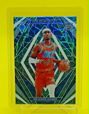#ad #ad 2023 24 Panini Phoenix Paragon Shai Gilgeous Alexander Thunder Teal Laser #12 $1.59