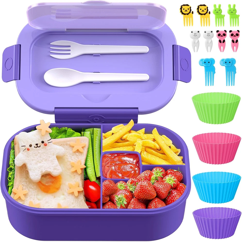 Kids & Adult Bento Lunch Box 1300ML Perfect Portion Control