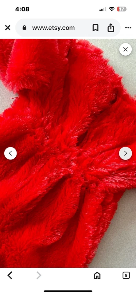 Disfraz 2012 Plaza Sésamo Disfraz de piel de olmo talla 3T-4T. Foto 2 de 4