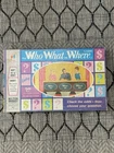 Vintage The Who, What, or Where Game by Milton Bradley - 1970 Sealed