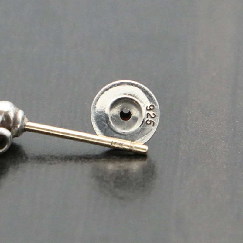 Chrome Hearts Double-sided Ruby Tiny Plus Drop Ea… - image 6