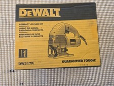 NEW (DW317K) DEWALT 5.5 Amp Electric Variable Speed Jig Saw