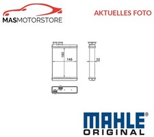 WÄRMETAUSCHER INNENRAUMHEIZUNG MAHLE ORIGINAL AH 265 000S A FÜR AUDI A1,8XK