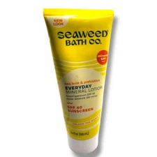 Seaweed Bath Co. SPF 40 Mineral Sunscreen Vegan Reef-Safe Zinc Oxide
