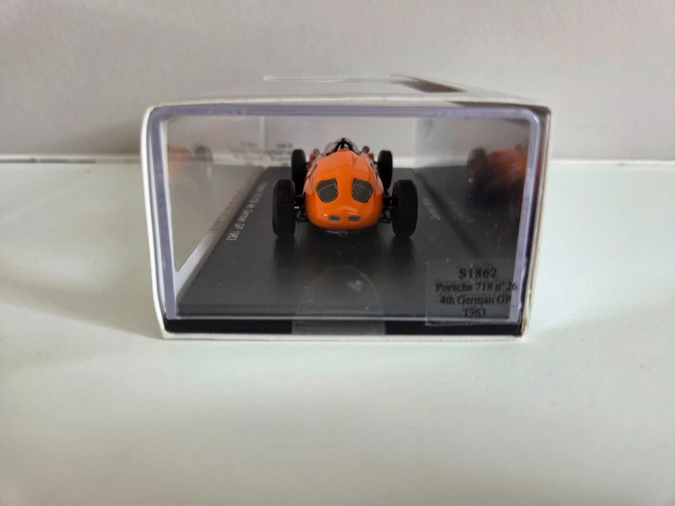 Spark 1/43 Porsche 718 G. Mitter - #26 4º GP Alemão 1963 - S1862 - Imagem 3 de 4