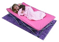 Brand New Regalo My Cot  Portable Toddler Bed, Pink 48x26 Inch