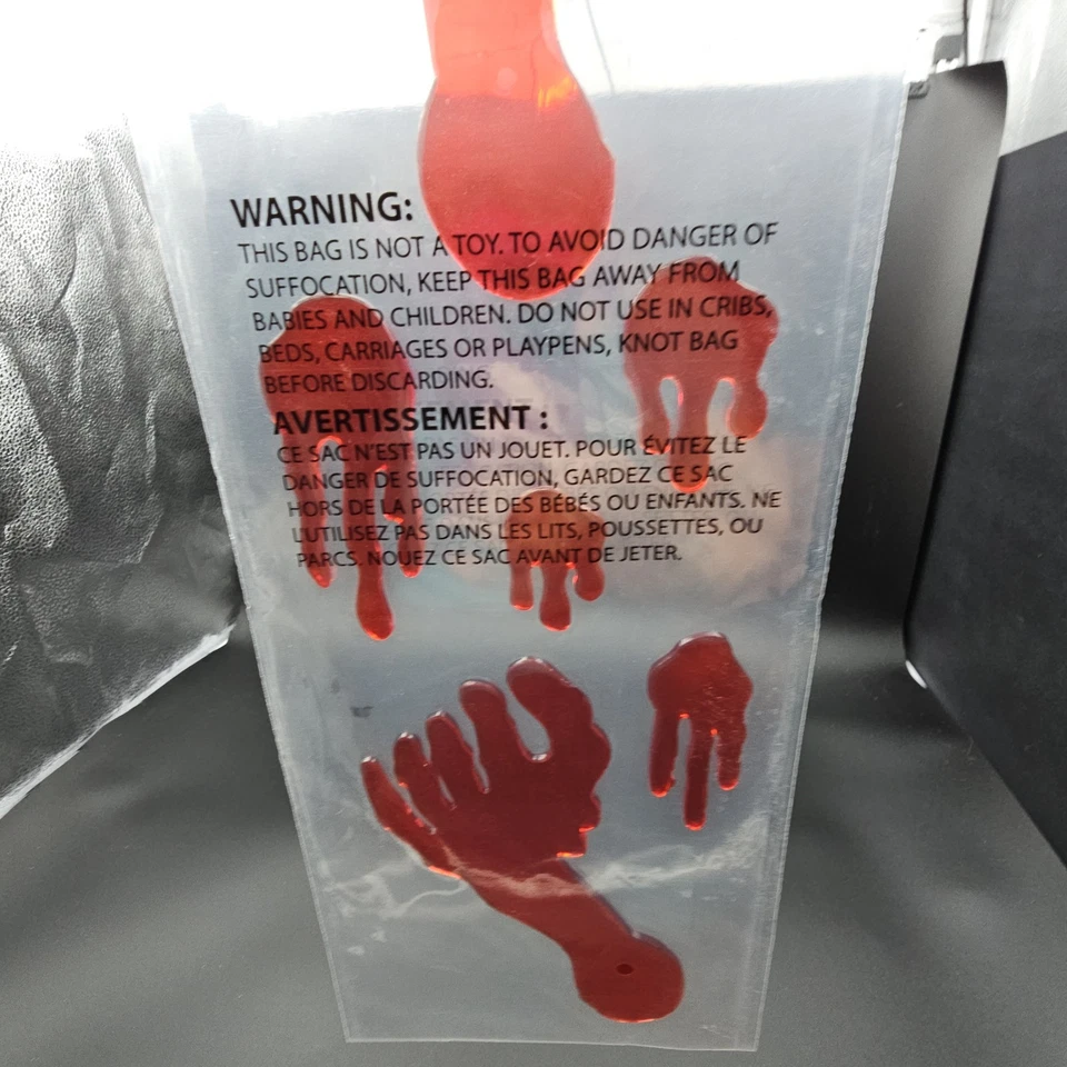 8 Items Bloody Halloween Decorations Clings Decals Horror Party Supplies - Image 4 of 4