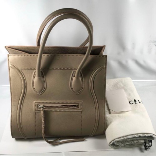 Celine Luggage Bag Beige Used Excellent Condition