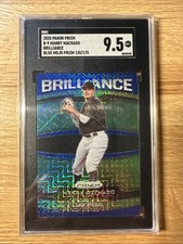 2020 Panini Prizm Baseball Blue Mojo Prizm Brilliance Manny Machado /175 SGC 9.5